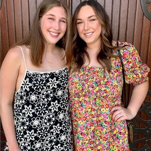 RIXO Multicolor Floral Dress